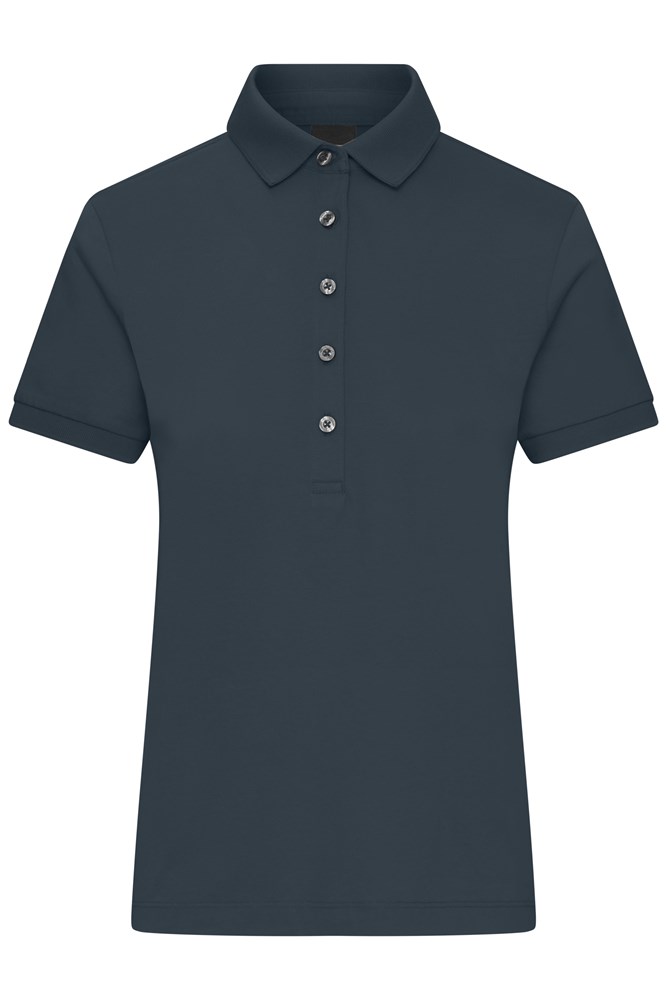 Ladies' Mercerised Polo - Graphite (ca. Pantone 432C)