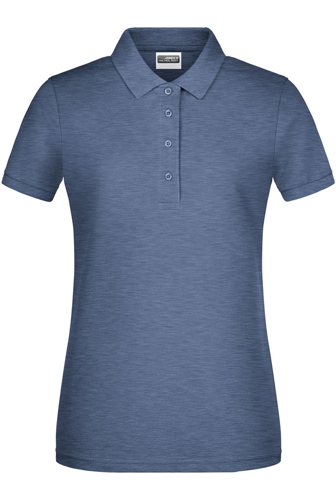 Ladies' Basic Polo OCS Standard - Light-denim-melange (ca. Pantone 534C)