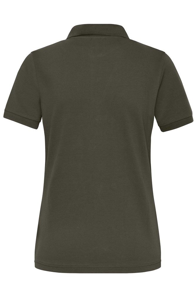 Ladies' ORGANIC Stretch-Polo Work - SOLID -   OCS Blended