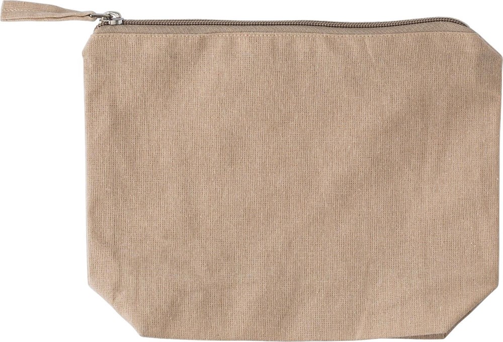 Kosmetiktasche Cressida | Recycelte Baumwolle 180 g/m² - khaki