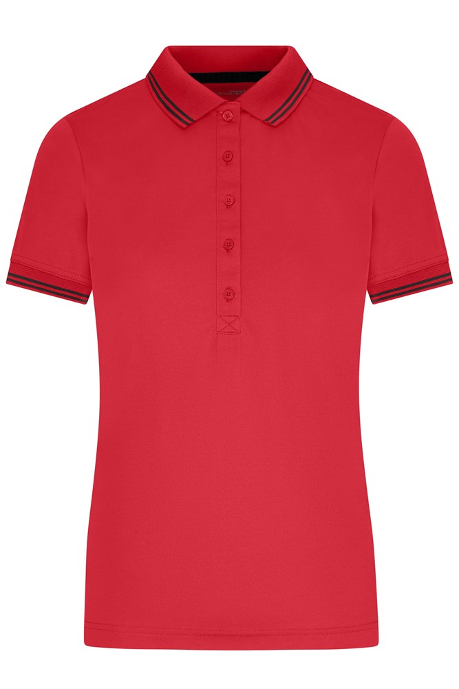 Ladies' Functional Polo - Red/black (ca. Pantone 193C
blackC)