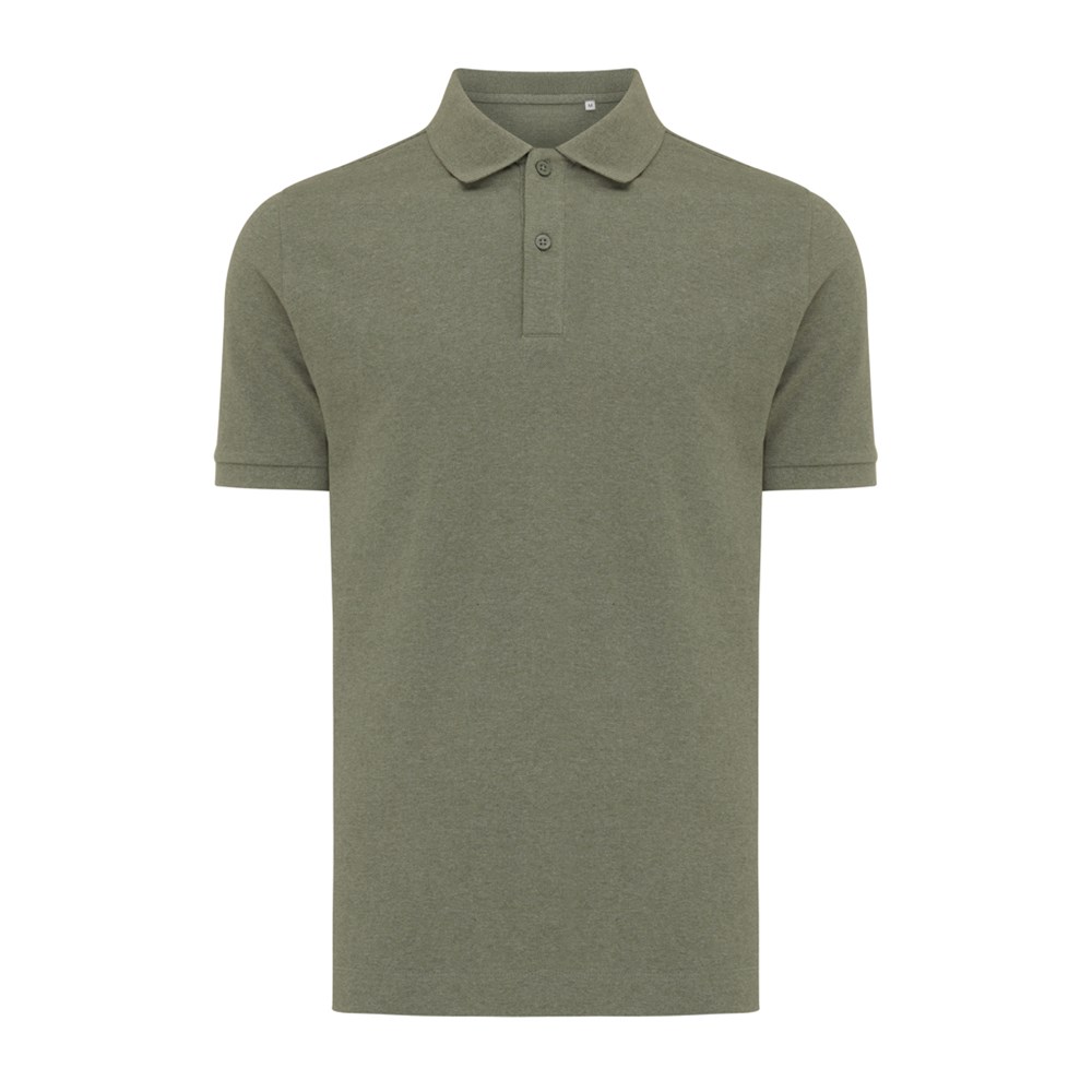 IQONIQ Yosemite Piqué-Poloshirt aus recycelter Baumwolle - heather green (± PMS heather green)